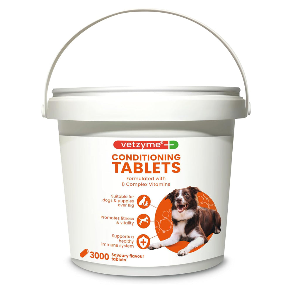 Vetzyme Dog Conditioning Tablets (3000 Tablets)