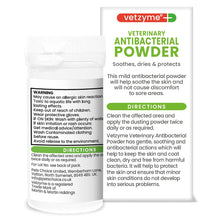 Load image into Gallery viewer, Vetzyme Antibacterial Powder for Dogs, Cats &amp; Small Animals
