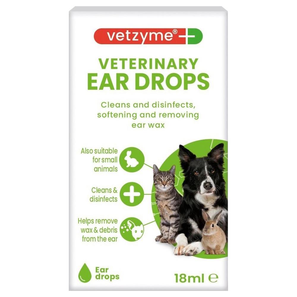 Vetzyme Antibacterial Ear Drops 18ml