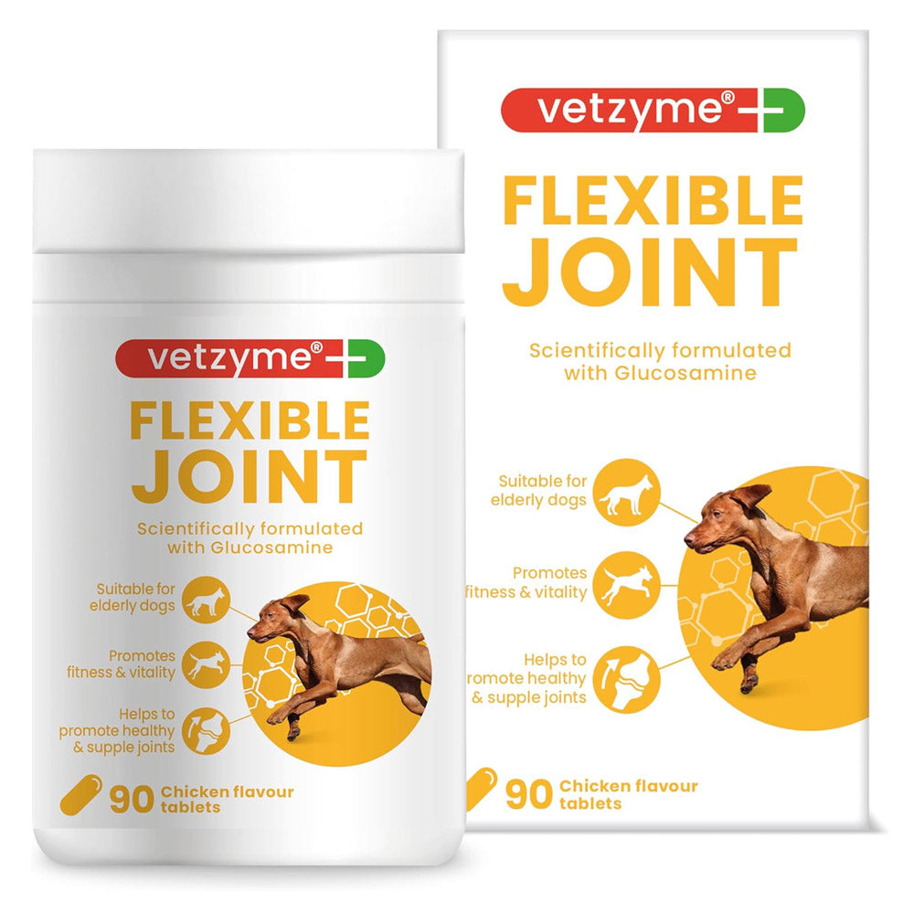 Vetzyme Flexible Joint Tablets for Dogs with Glucosamine