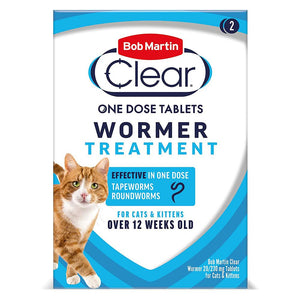Bob Martin Clear Wormer Tablets for Cats and Kittens