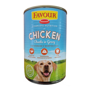 Favour with Chicken Chunks in Gravy