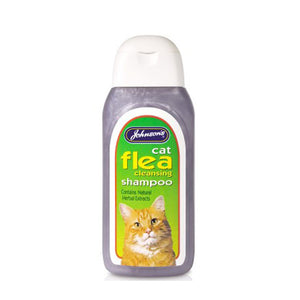 Johnson's Cat Flea Cleaning Shampoo 200ml