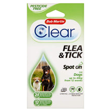 Load image into Gallery viewer, Bob Martin Clear Spot On Flea &amp; Tick Prevention For Dogs
