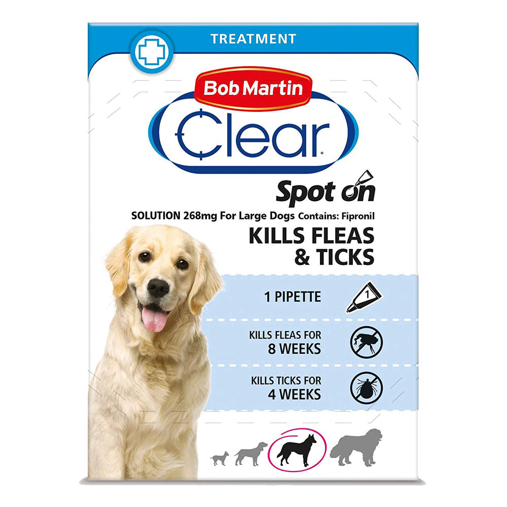 Bob martin spot on flea and tick treatment for on sale dogs