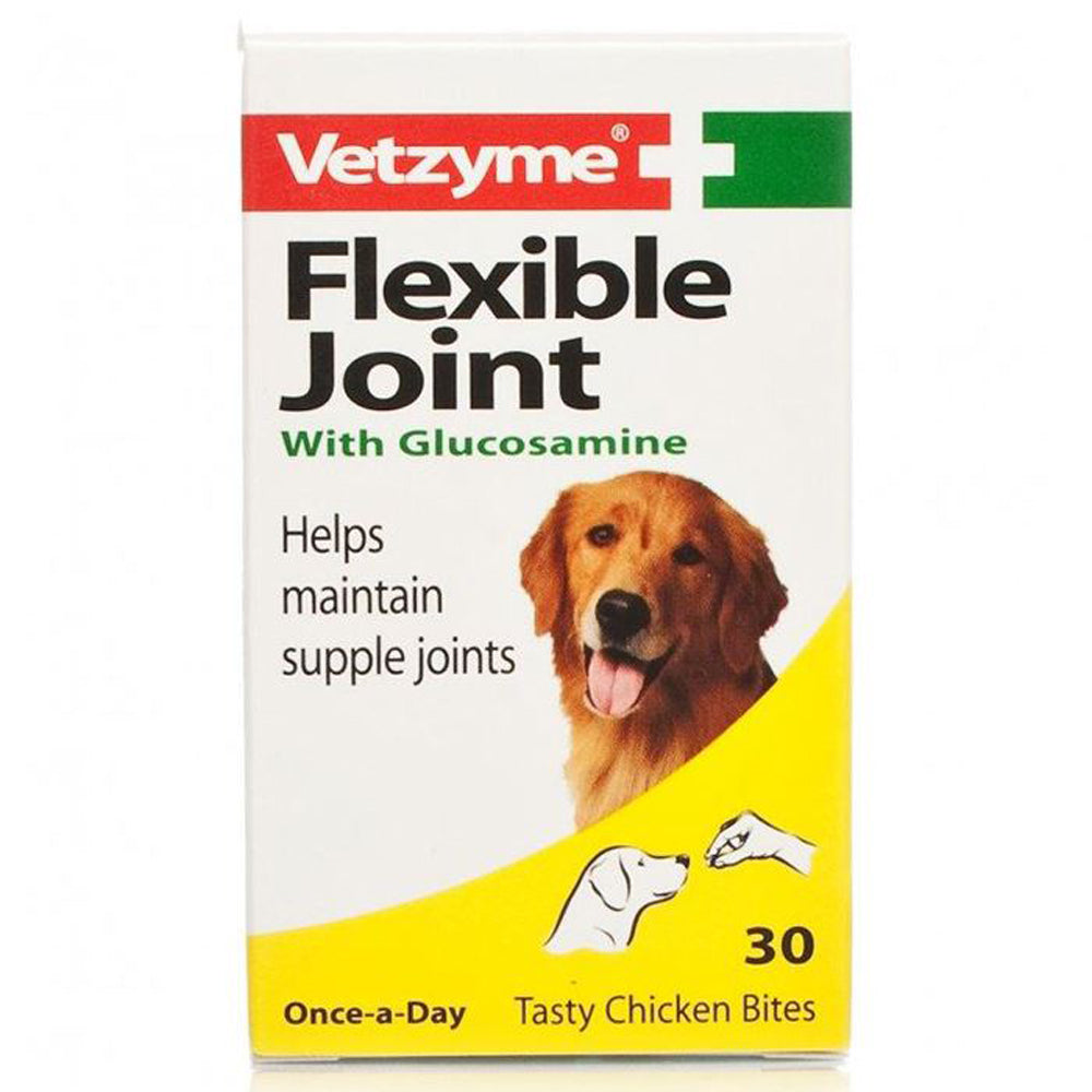 Bob Martin Vetzyme Flexible Joint Tablets for Dogs with Glucosamine