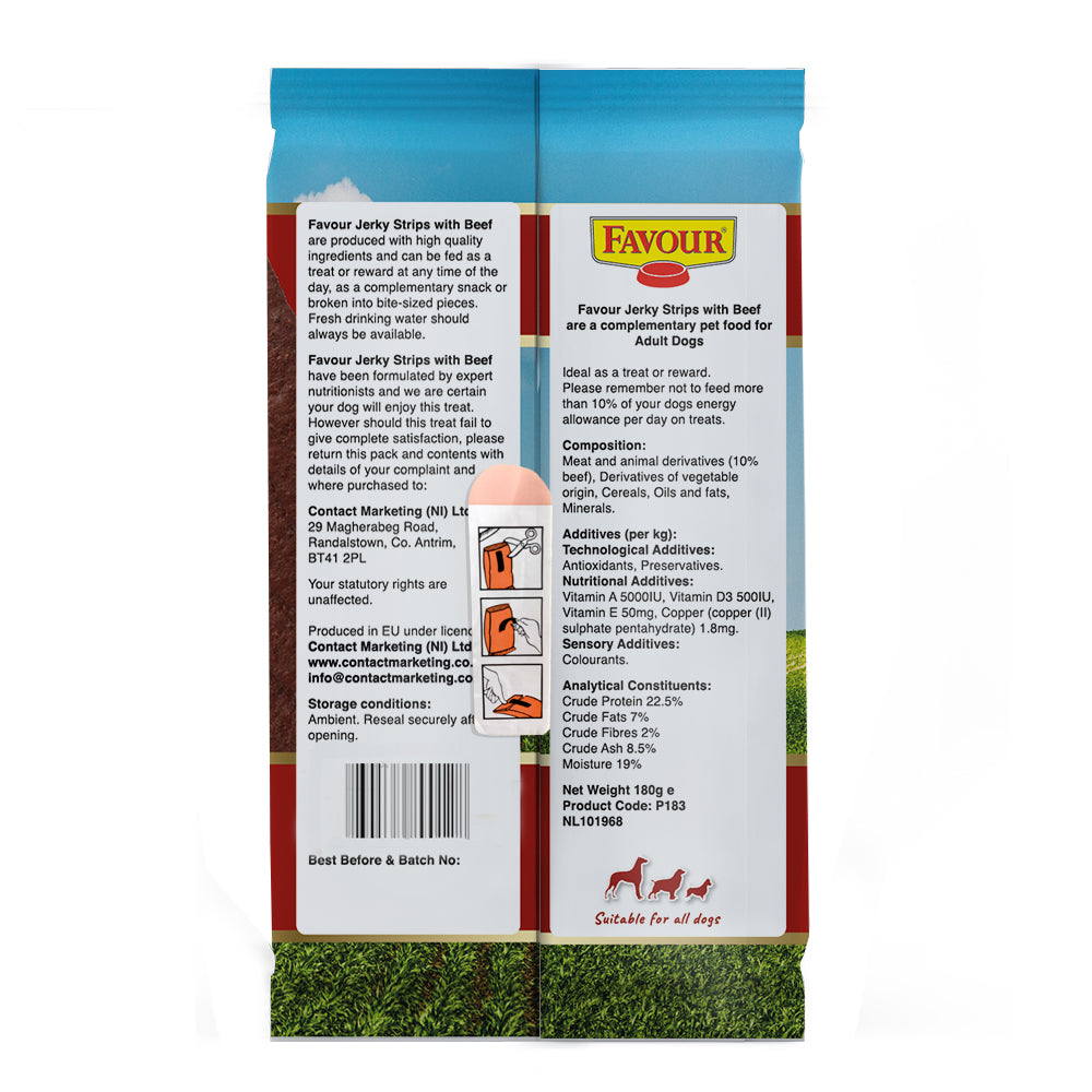 Favour Beef Jerky Strips